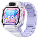 Смарт-часы Huawei Watch Kids X1 Pro (DRP-L10) GPS (корпус - фиолетовый, ремешок - фиолетовый, IP69)