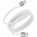 Кабель Asynora магнитный USB data cable USB-C / USB-C, 5A, 100Вт  1м, белый