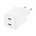 Зарядное устройство сетевое uBear Wall charger Bridge, 45Вт, белый