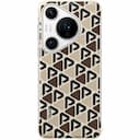 Чехол-накладка Huawei (GL) Monogram Magnetic Case для Huawei Pura 70 Pro, полиуретан/экокожа, коричневый