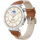Смарт-часы Huawei Watch GT 5 GPS 41mm (корпус - серебристый, ремешок - коричневый, IP68)