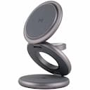 Зарядное устройство беспроводное Magssory Disc Signature Edition Qi2 3 в 1, 22Вт, черный