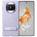 Чехол-накладка Huawei (GL) X3 Stand PU Case для Huawei Mate X3, пластик/экокожа, фиолетовый