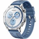 Huawei Watch GT 5 GPS 46mm (корпус - серебристый, ремешок - синий, IP68)