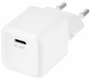 Зарядное устройство сетевое uBear Bridge GaN, 25Вт, белый