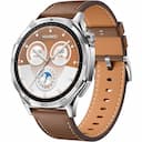 Huawei Watch GT 5 GPS 46mm (корпус - серебристый, ремешок - коричневый, IP68)