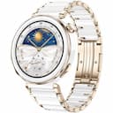 Huawei Watch GT 5 Pro GPS 42mm (корпус - белая керамика, ремешок - белый, IP68)
