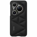 Чехол-накладка Huawei (GL) Cloud Vegan Leather Case для Huawei Pura 80 Ultra, экокожа, черный